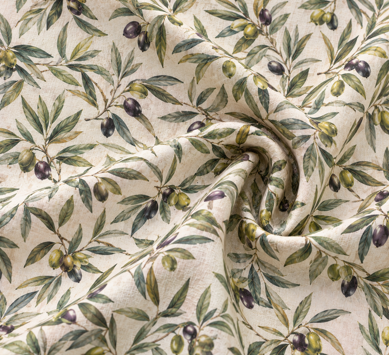 Olive Leaf Print