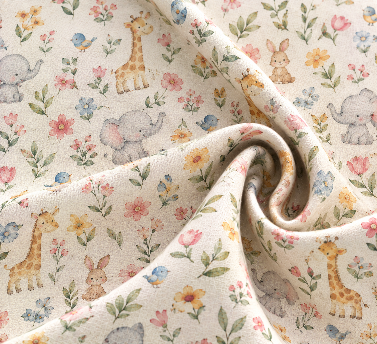 Geometric Floral Print