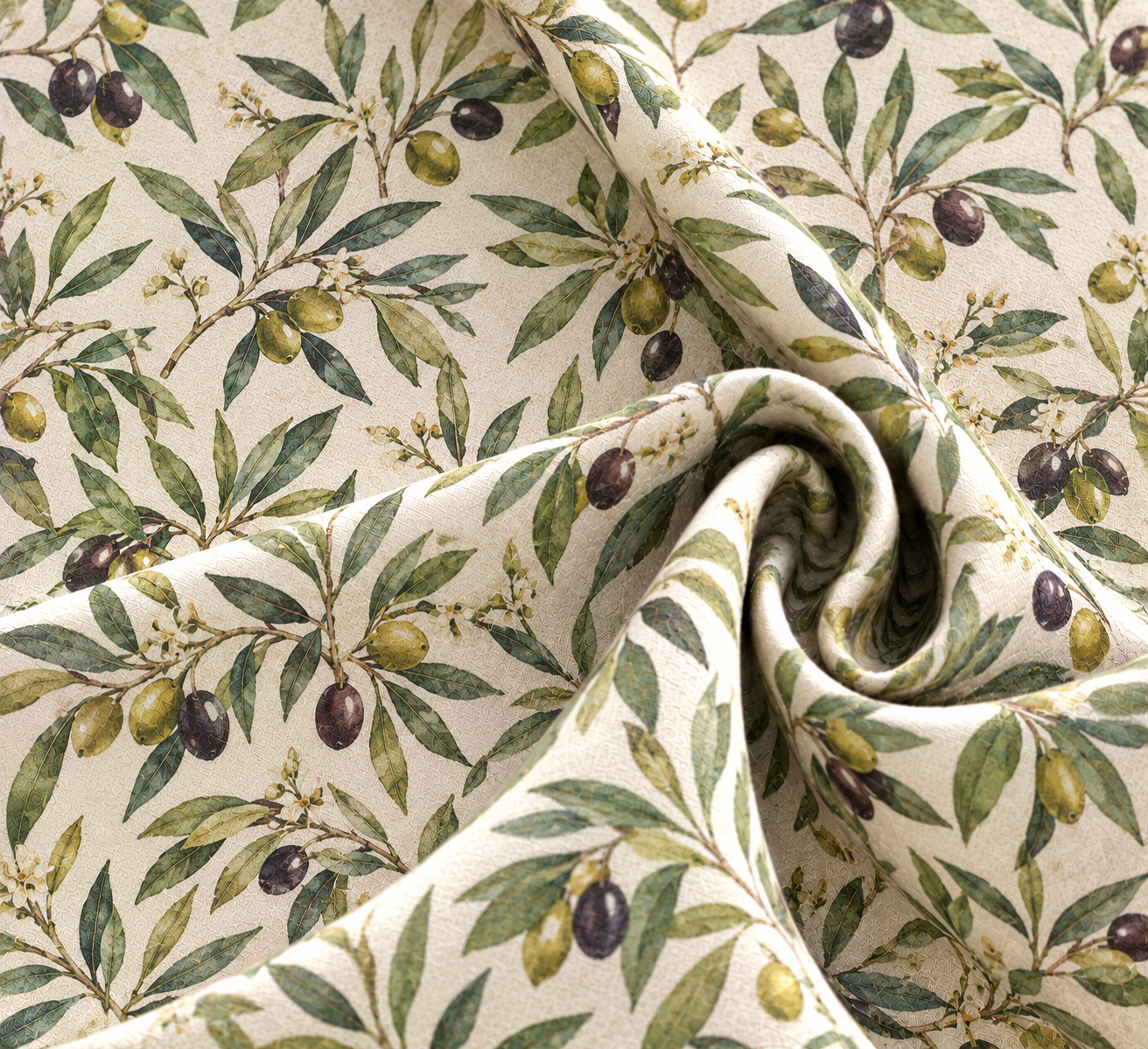 Olive Leaf Print