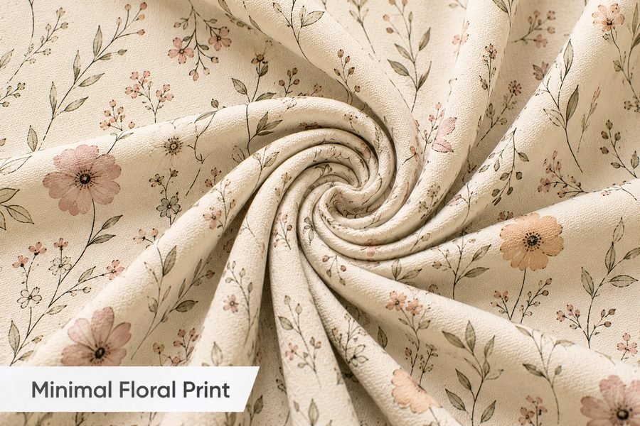 Minimal Floral Print