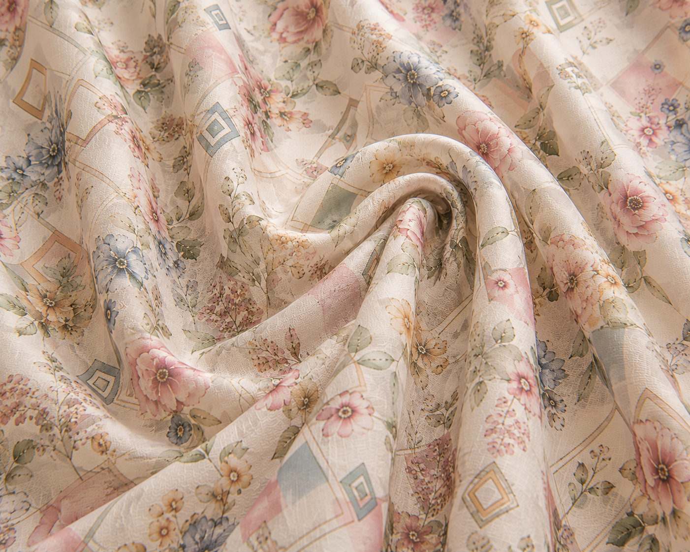 Geometric Floral Print